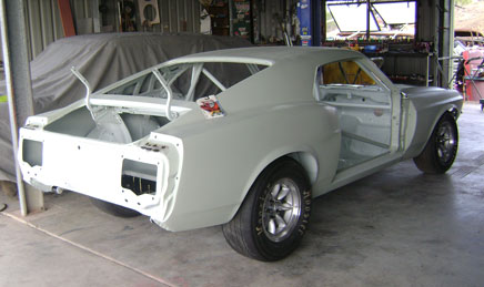 Silver 68 Camaro Street Car